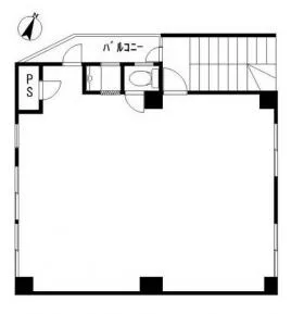 白砂ビルの基準階図面