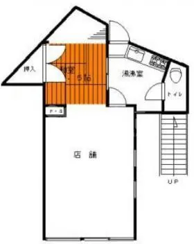 島村ビルの基準階図面