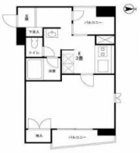 ムトウビルの基準階図面