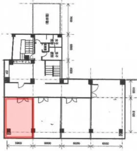 ECS第35ビルの基準階図面