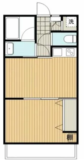 ヒルトップ高輪ビルの基準階図面