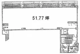 常盤町新井ビルの基準階図面
