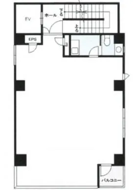 [当社専任]渋谷クリエビルの基準階図面