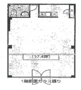 TT代々木ビルの基準階図面