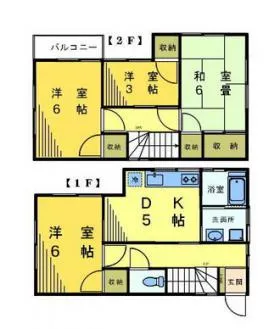 斎藤戸建てビルの基準階図面