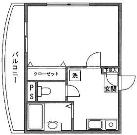 セントリバー高輪ビルの基準階図面