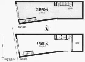 中延5丁目店舗の基準階図面