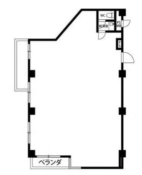 TYKビルの基準階図面