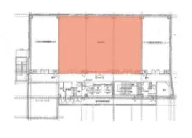 福岡建設会館ビルの基準階図面