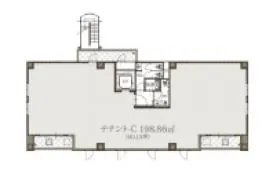 プレスト博多祇園ビルの基準階図面