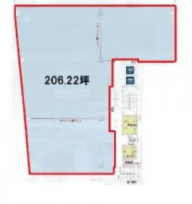 グランスクエア新栄ビルの基準階図面