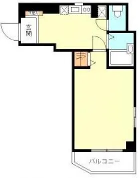 Rumore jiyugaokaビルの基準階図面