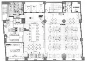グランファースト新宿御苑の基準階図面