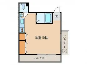 早川ビルの基準階図面