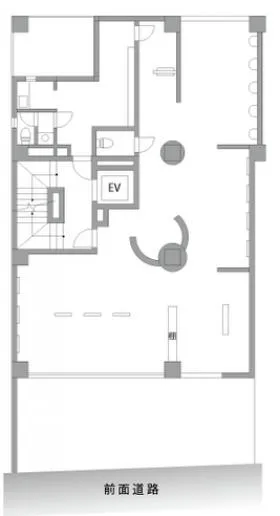 表参道4217ビルの基準階図面