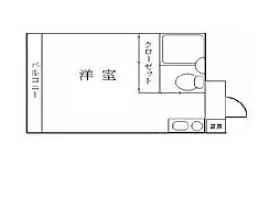 フォーシム広尾ビルの基準階図面