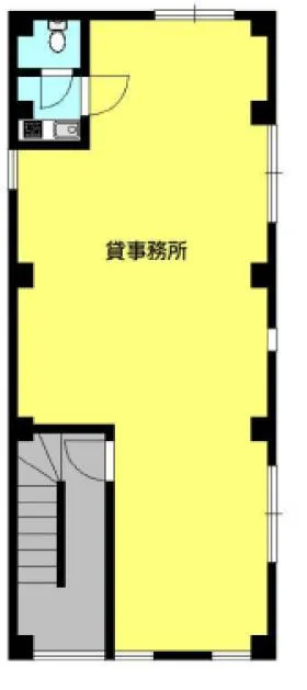 稲穂ビルの基準階図面