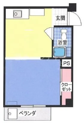 新大久保SHKビルの基準階図面