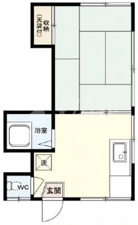 ケンサルガーデンⅡビルの基準階図面