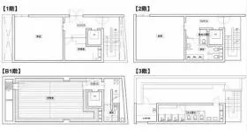 仮称)神宮前1丁目PJビルの基準階図面
