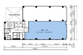 オリジン錦ビルの基準階図面