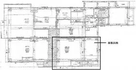 フレニティハウスビルの基準階図面