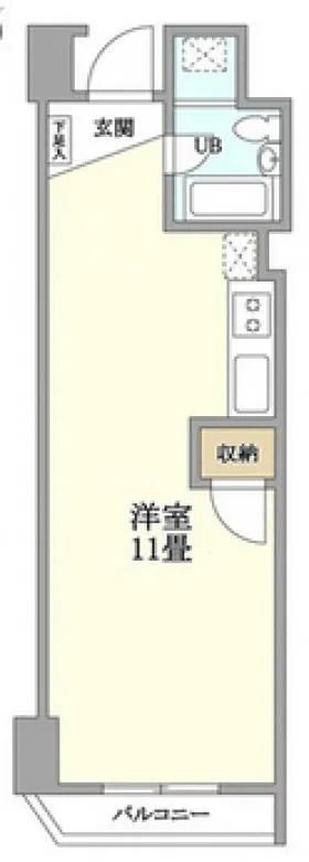 赤坂桧町公園アーバンライフの基準階図面