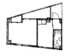 第1向山ビルの基準階図面