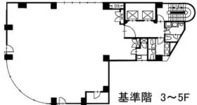 神南ビルの基準階図面