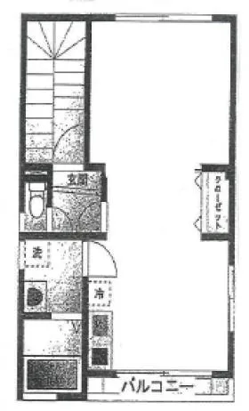 bloom東中延ビルの基準階図面