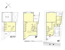 神宮前For Children Houseビルの基準階図面