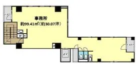 誠心ビルの基準階図面