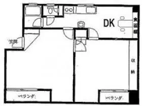 酒井ビルの基準階図面