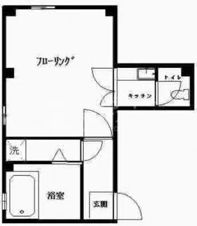 アラ井ビルの基準階図面