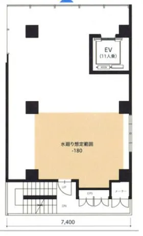 Apis Omotesando Squareの基準階図面