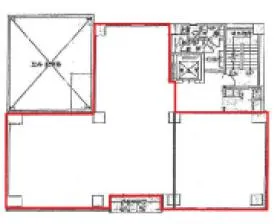 ランディックビルの基準階図面