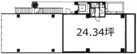 ESCALIER五番町ビルの基準階図面