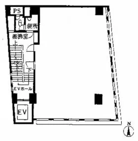 三福ビルの基準階図面