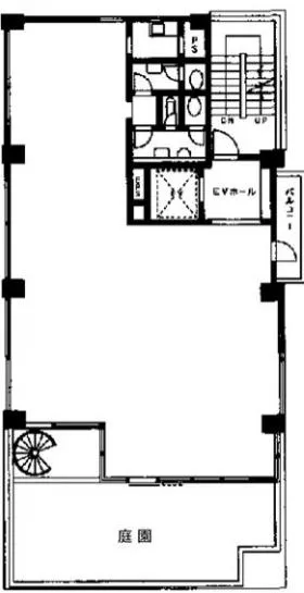 TSG御苑ビルの基準階図面
