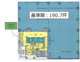 内神田ミッドスクエアビルの基準階図面