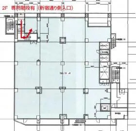 四谷213ビルの基準階図面