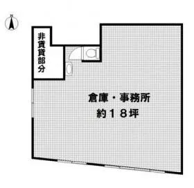 清水ビルの基準階図面