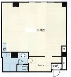 サンライズ千駄木ビルの基準階図面