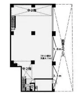 宝住ビルの基準階図面
