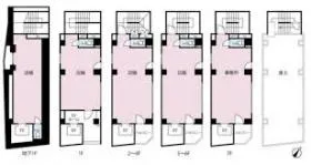 道玄坂2丁目ビルの基準階図面