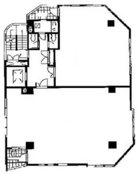 加瀬ビル163の基準階図面