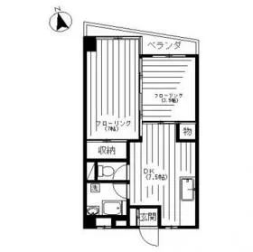 北大塚ビルの基準階図面