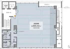 REVZO虎ノ門の基準階図面