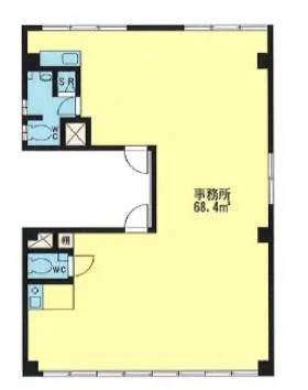 リノスタイル門前仲町ビルの基準階図面
