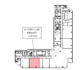 毎日新聞大阪ビルの基準階図面